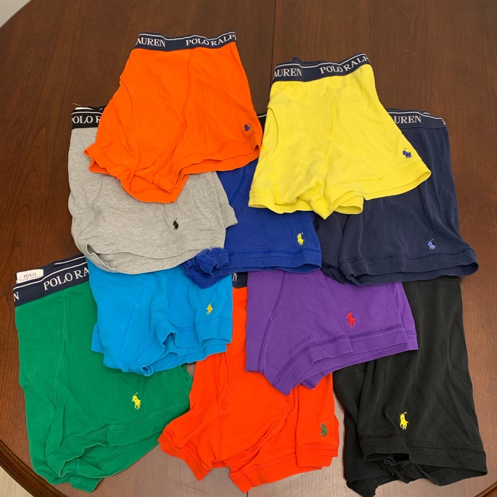 Lot of Men’s Polo Ralph Lauren & New Balance Boxer Briefs - 14 Pairs